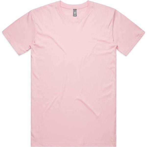 Mens Staple Tee-Pink L / Pink