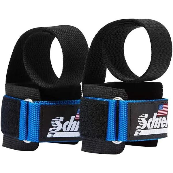 Schiek Power Lifting Straps (Pair) Blue