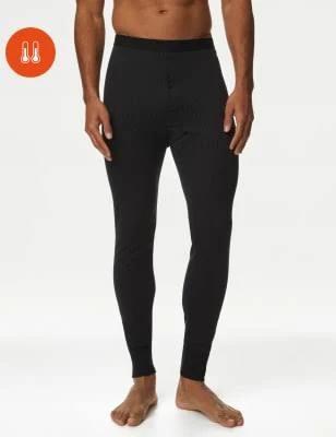 M&S Heatgen Medium Thermal Long Johns - Black - S