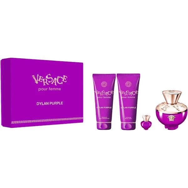 Versace Dylan Purple 100ml Eau De Parfum 4 Piece Gift Set