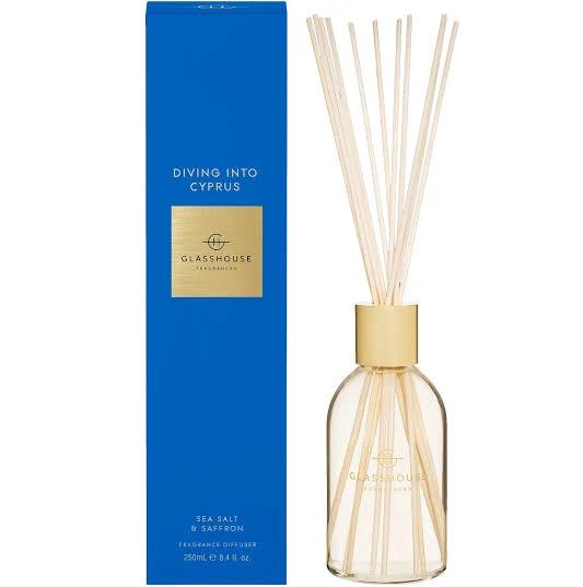 Glasshouse Diffuser 'Diving Into Cyprus' 250ml