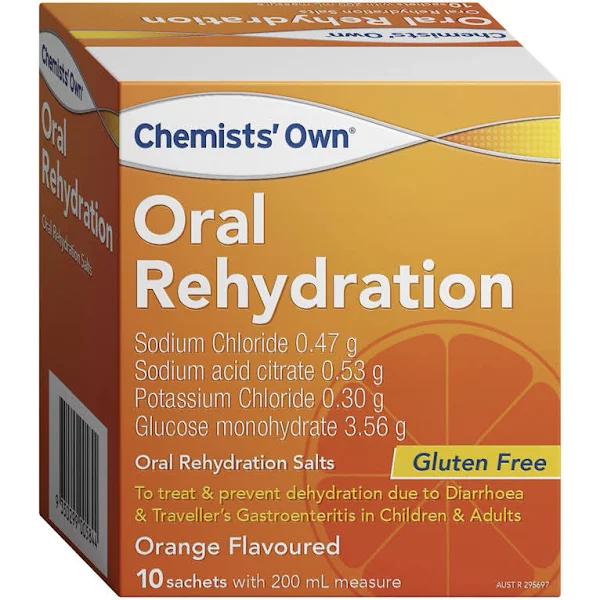 CHEMISTS’ Own Oral Rehydration Salts 10 Sachets