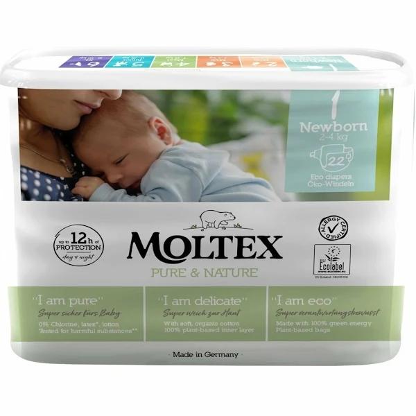 Moltex Eco Nappies Newborn Size 1