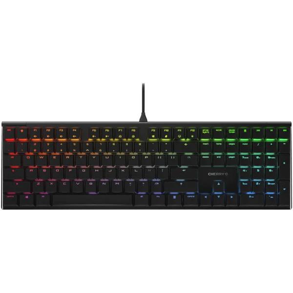 Cherry MX 10.0 RGB Gaming Keyboard (Black) MX Low Profile Red Switch