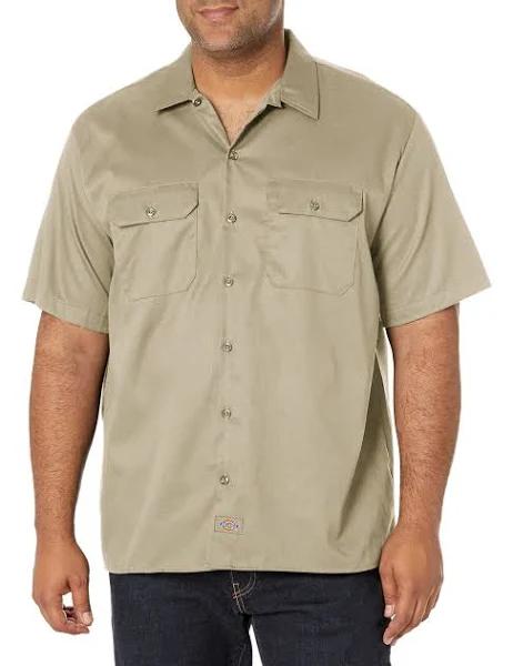 Dickies Men's Short-Sleeve Flex Twill Work Shirt