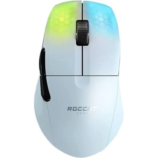 Roccat Kone Pro Air Ergonomic Performance Wireless Gaming Mouse White