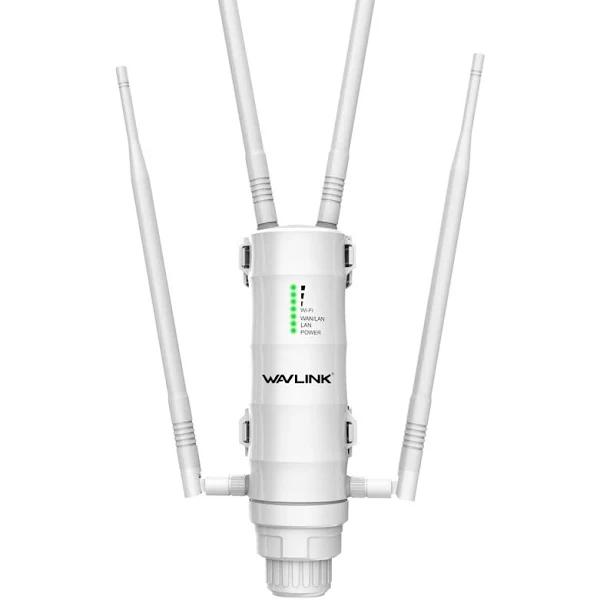 Outdoor Access Point Wifi Extender, Wavlink Outdoor Router AC1200 High Power Long Range Wireless Expander With Passive PoE, Dual Band 2.4GHz/5.8GHz,