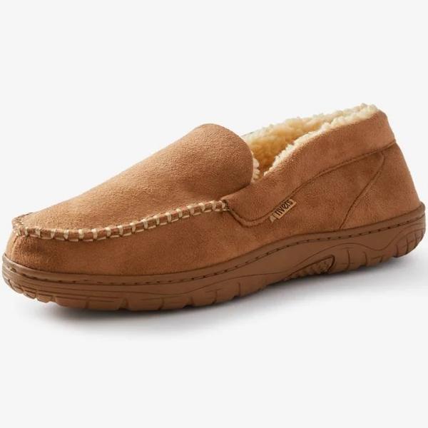 Rivers Thomas Moccasin Slipper - Size 7 - Mens - Tan