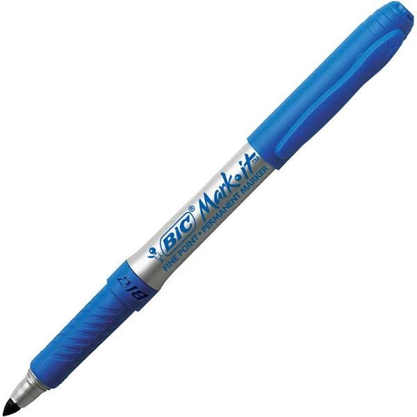 Bic Intensity Permanent Marker Fine Blue Box 12