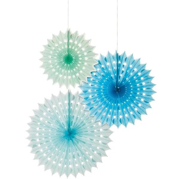 Kmart 3 Pack Paper Fan Decorations