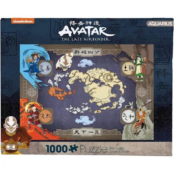 Avatar: The Last Airbender Jigsaw Puzzle Map (1000 Pieces)