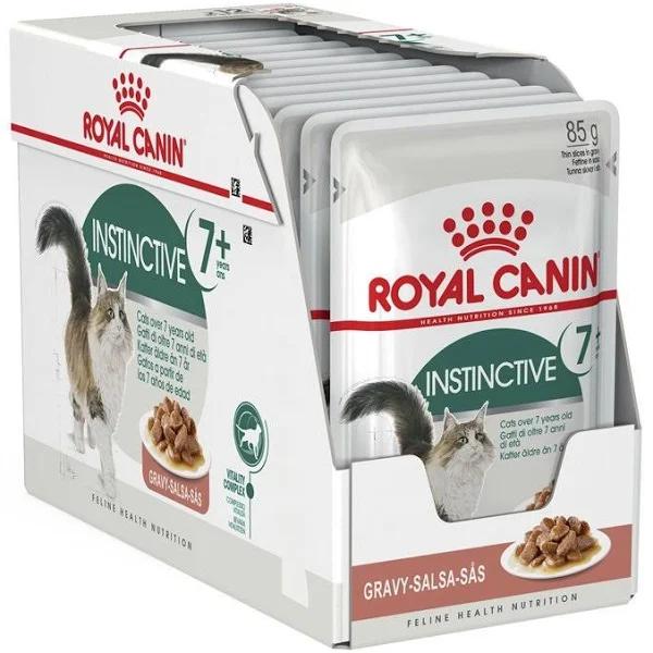 Royal Canin Instinctive 7+ Adult in Gravy Wet Cat Food - 12x85g