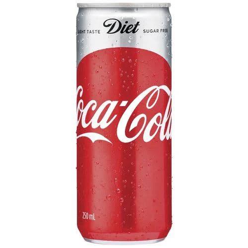 Coca Cola Soft Drink Diet Coke Can 250ml