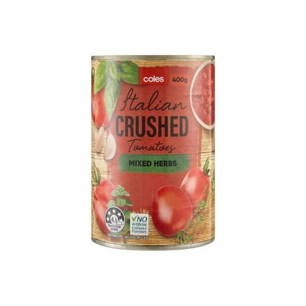 Coles Crushed Tomatoes Mixed Herbs (400 g)