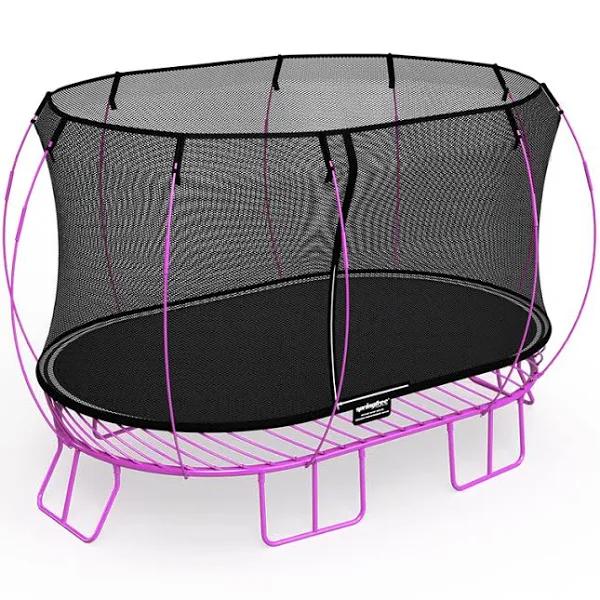 Springfree Trampoline Large Oval - Pink 2.4m x 4m