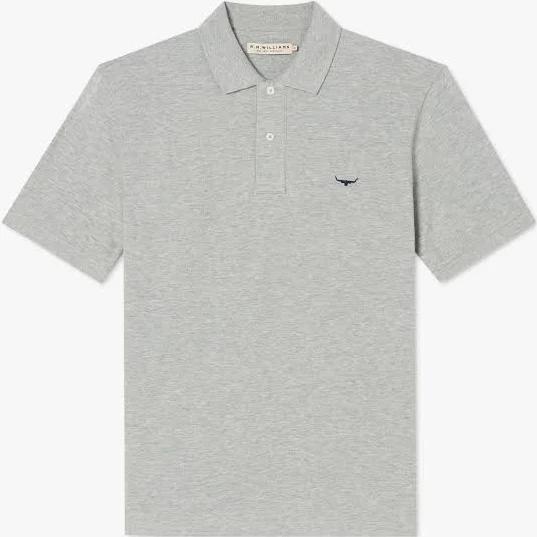 RM Williams Rod Polo - Grey Marle 2XL