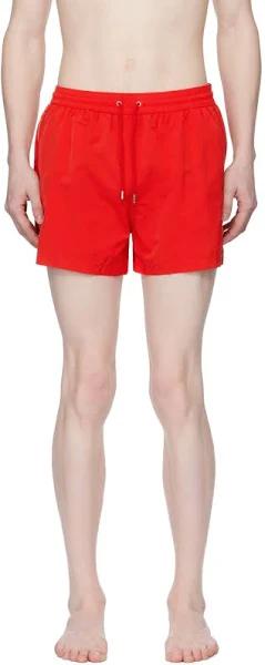 Paul Smith Plain Stripe Men's Swim Shorts - Red