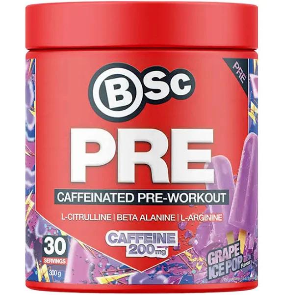 Pre Caffeinated Pre-Workout by Body Science BSc - 30 Serves / Strawberry Bubblegum