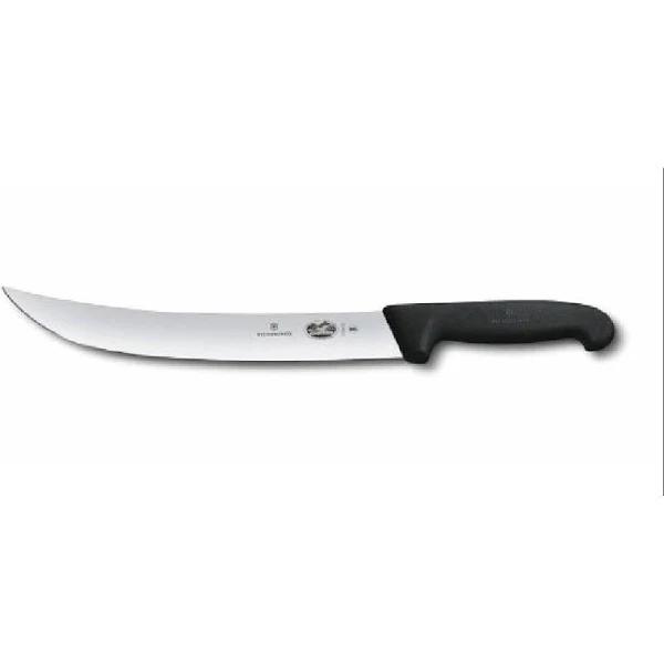 Victorinox Cimeter Knife Curved Wide Blade Fibrox 31cm | Black