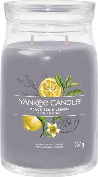 Yankee Candle Black Tea & Lemon Signature Large Jar Candle