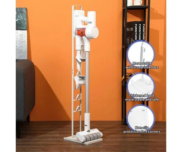 ACA White Stable Cordless Vacuum Stand Rack Cleaner Freestanding Holder For Dyson Xiaomi V6 V7 V8 V10 V11