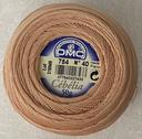 DMC Cebelia 40, #754 Light Peach, Combed Cotton Crochet Thread 50g