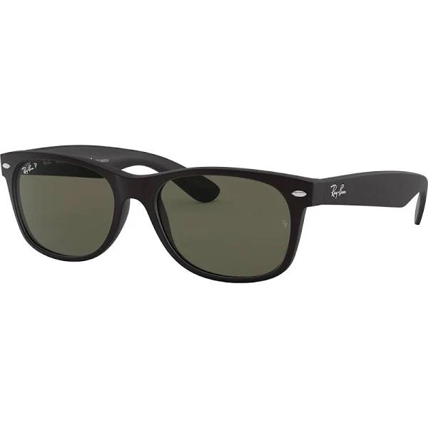 Ray Ban RB2132 New Wayfarer Sunglasses - 6430B1 Striped Grey Havana/Dark Grey