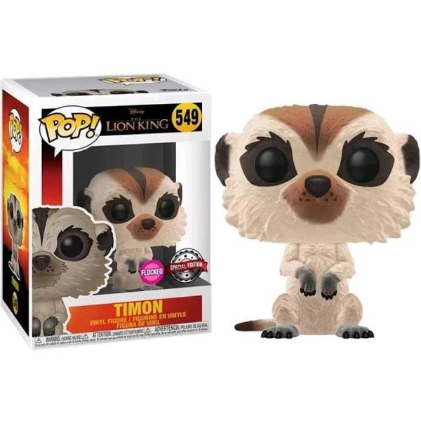 Lion King (2019) Timon Flocked US Exclusive Pop! Vinyl