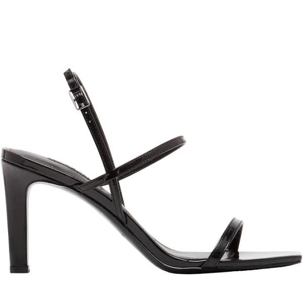 Nine West Olah Heeled Sandal in Black 6.5