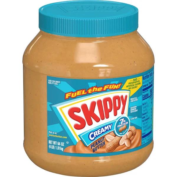 Skippy Creamy Peanut Butter, 64 Ounce