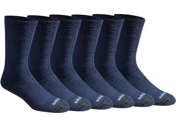 Dickies Men's Dri-Tech Moisture Control Max Full Cushion Crew Socks Multipack