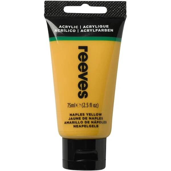 Reeves Acrylic Paint - Naples Yellow 75ml