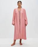 David Lawrence Camille Modal Sleep Robe in Pink S/M