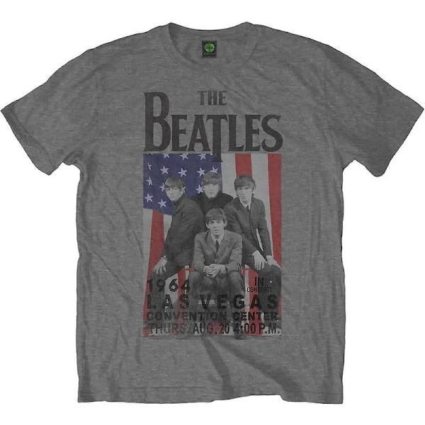 The Beatles - Unisex Flag/Vegas T-Shirt