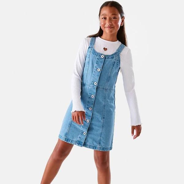 Kmart Denim Dress - Light Wash Size: 10