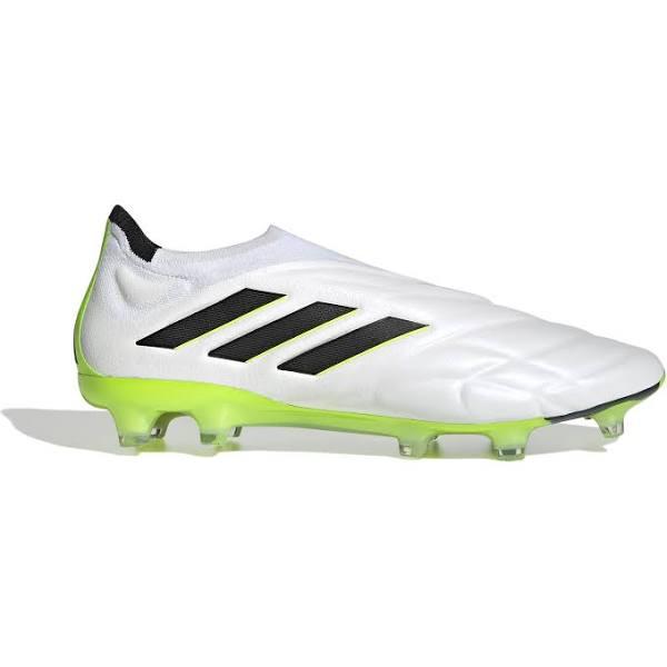 adidas-Copa Pure II+ Firm Ground Boots-Unisex-Cloud White / Core Black / Lucid Lemon-M 11.5 / W 12.5