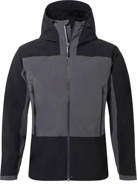 Craghoppers Mens Expert Active Waterproof Jacket Carbon Grey/Black XL