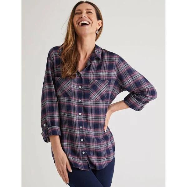 Millers - Womens Tops - Long Sleeve Check Shirt