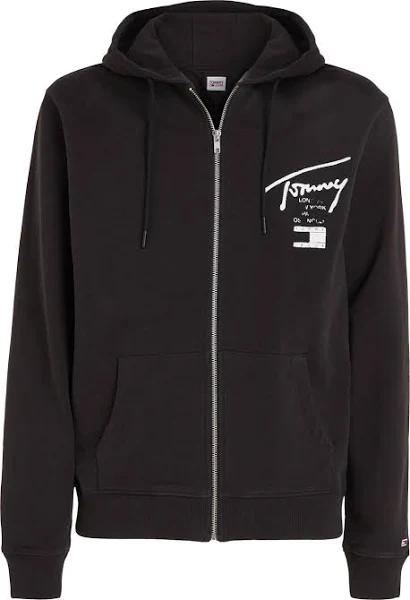 Tommy Spray Paint Hoodie Black XXL at Tommy Hilfiger