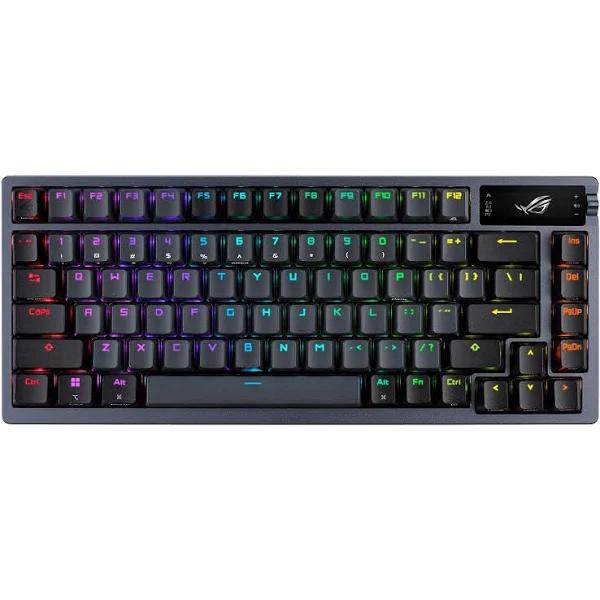 Asus ROG Azoth RGB Gunmetal Wireless Mechanical Keyboard, Blue SW