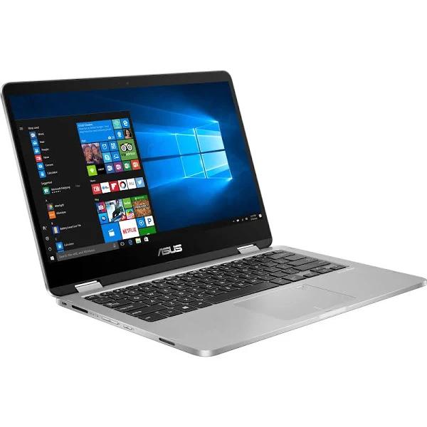 Asus VivoBook Flip 14 Thin and Light 2-in-1 Laptop, 14” HD Touchscreen, Intel Celeron N4020 Processor, 4GB DDR4, 64GB Storage, Windows 10 Home in S