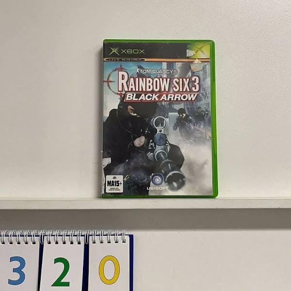 Rainbow Six 3 III Black Arrow Xbox Original Game PAL oz23