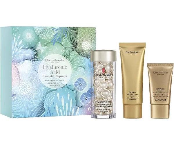 Elizabeth Arden Hyaluronic Acid Ceramide Capsules Plumping with A Twist Set