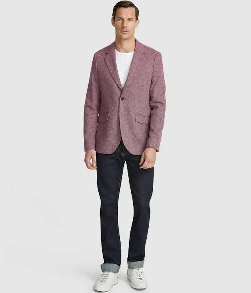 Oxford Blake Wool Rich Blazer in Red L