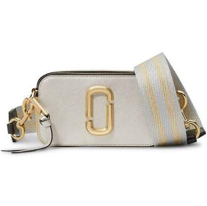 Marc Jacobs The Snapshot Metallic-Stripe Bag H113L01FA21-040