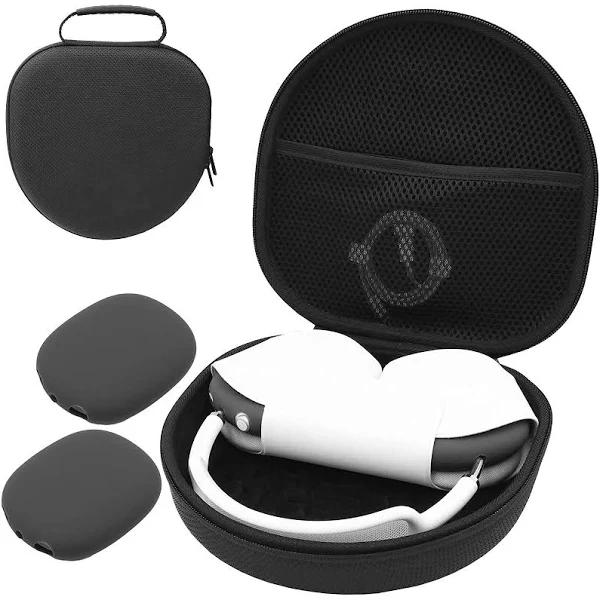 ProCase Hard Case For New Airpods Max, Travel Carrying Headphone Case With Silicone Earpad Cover & Mesh Pocket, Airpods Max Protective Portable