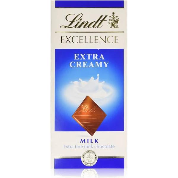 Lindt Extra Creamy Excellence Milk Chocolate Block 100g