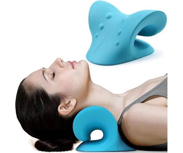 Neck and Shoulder Relaxer- Cervical Traction Device For TMJ Pain Relief and Cervical Spine Alignment