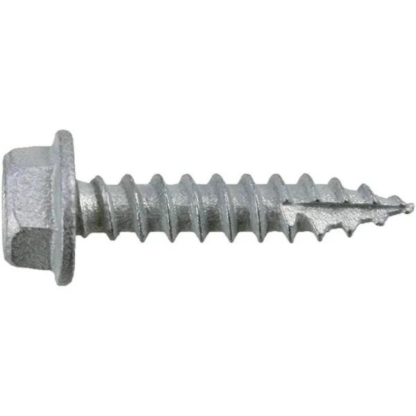 Self Drilling Screws For Timber - Hex Head - Type 17 Point (Size: 12g-11tpi x 30mm, Material: Galvanised Steel - Class 4)