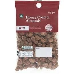 Woolworths Honey Coated Almonds 400g